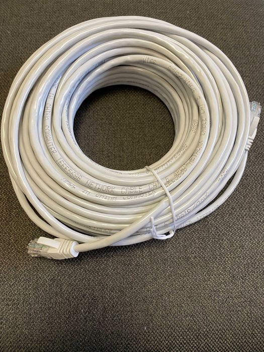 Кабель для підключення до інтернету CAT 6 30м ,Патчкорд,LAN кабель,