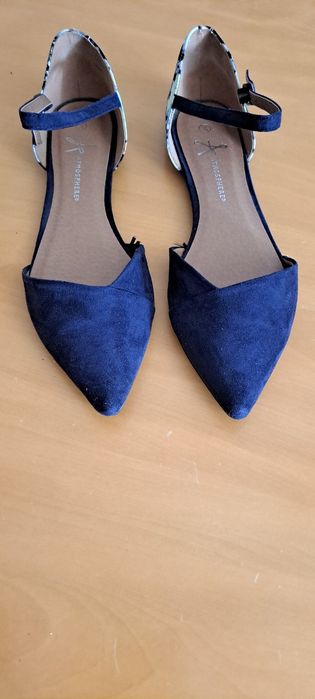 Sapatos / mules fechadas azul marinho