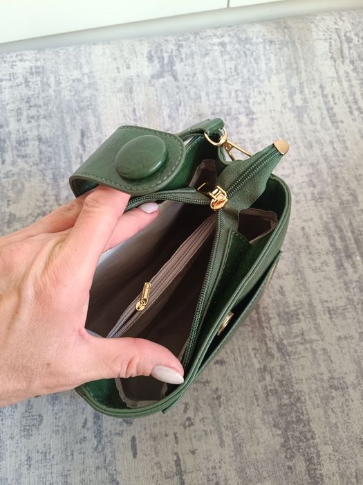 Mala tiracolo Verde Escuro  VINTAGE.