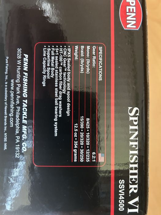 Carreto Penn Spinfisher V| 4500 Como Novo
