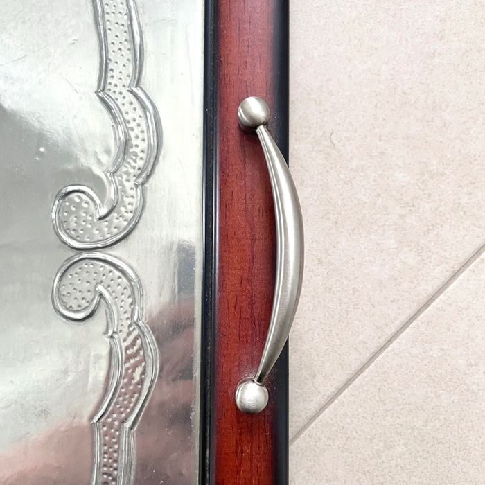 Tabuleiro Art Noveau Em Prata