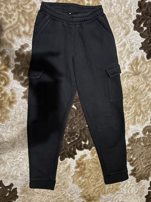 Спортивні Штани фліс доя хлопчика р, 158/164 чорні