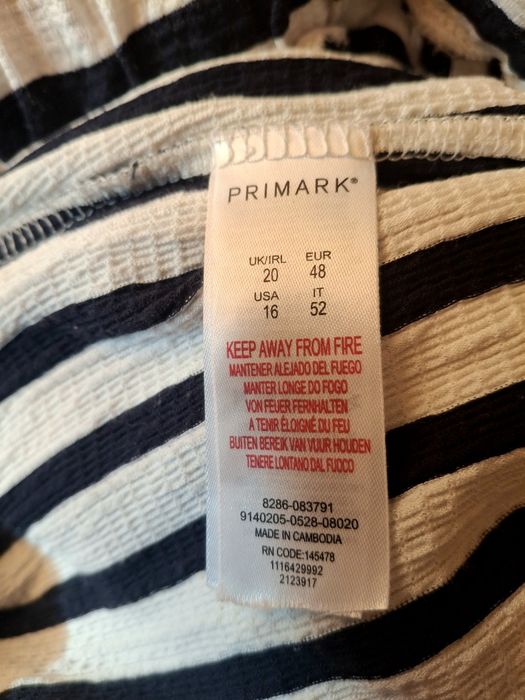 Елегантний смугастий  комбінезон ромпер   54  розмір Primark