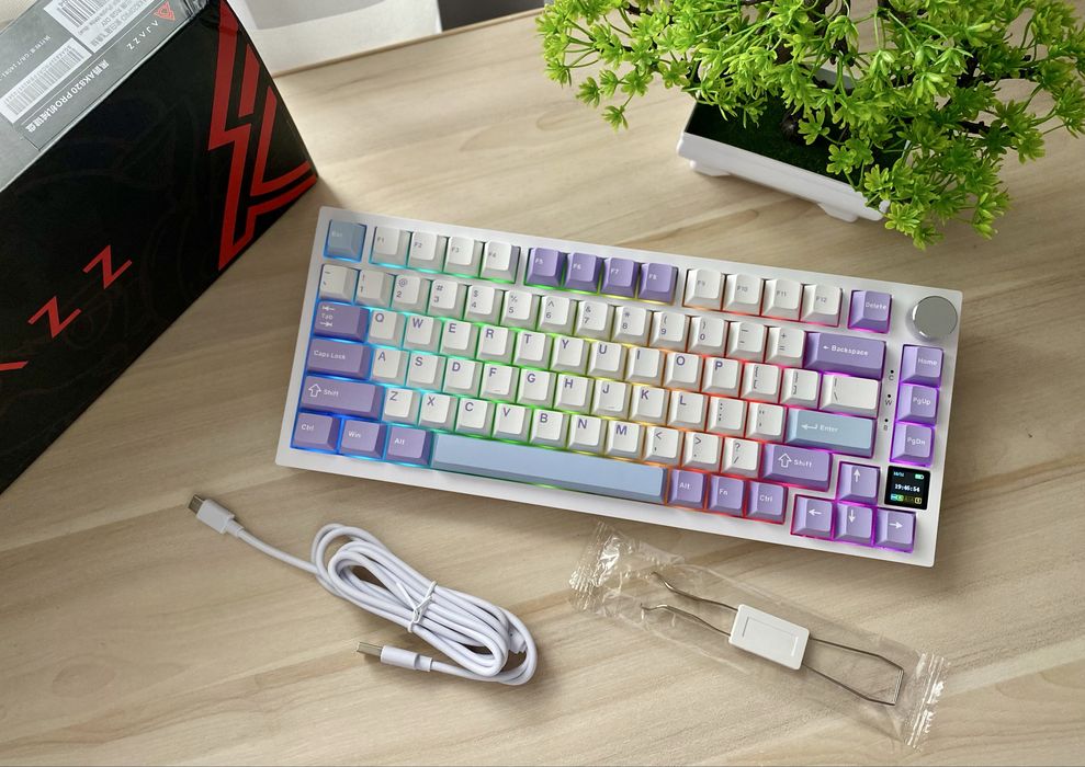 Нова бездротова механічна клавіатура Ajazz AK820 Pro