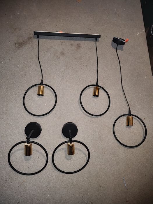 Zestaw lamp sufitowych