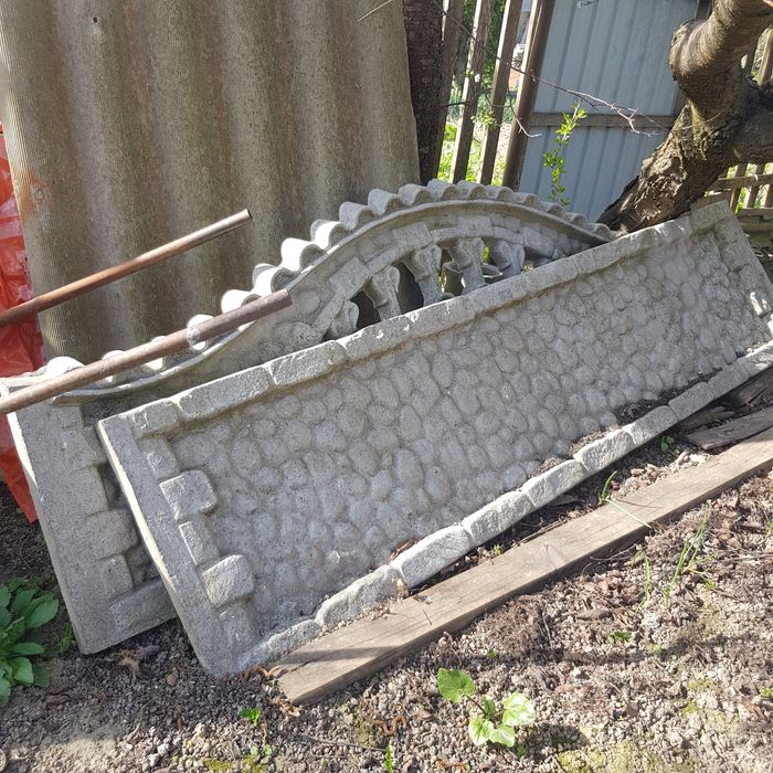 Бетона плита (панель) забор 2 шт.