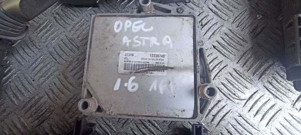 zestaw startowy komputer stacyjka wkładka immo opel astra 1.6 16v