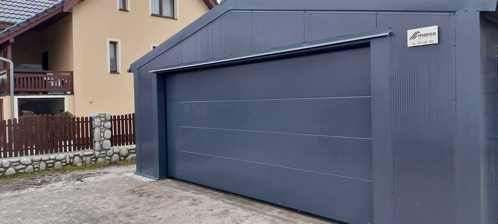 Brama garażowa, segmentowa, przemysłowa
