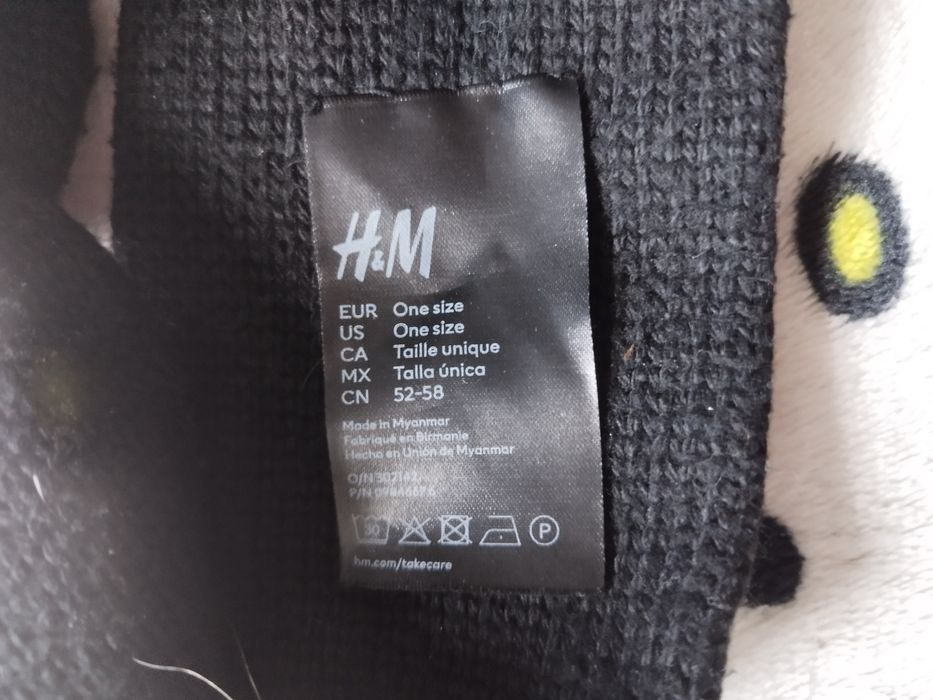 Opaska na głowę zimowa H&M czarna