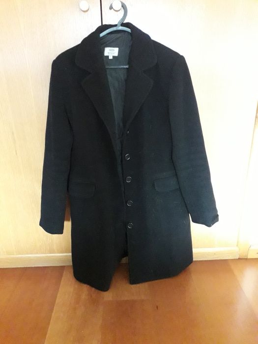 Sobretudo senhora cor preto