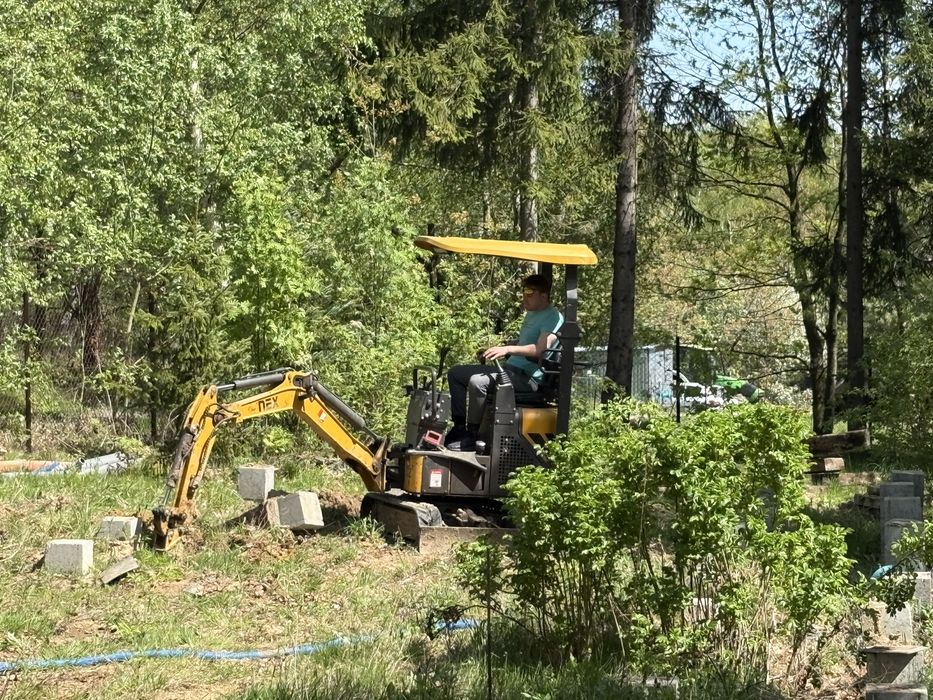 Minikoparla uslugi kopanie i wiercenie