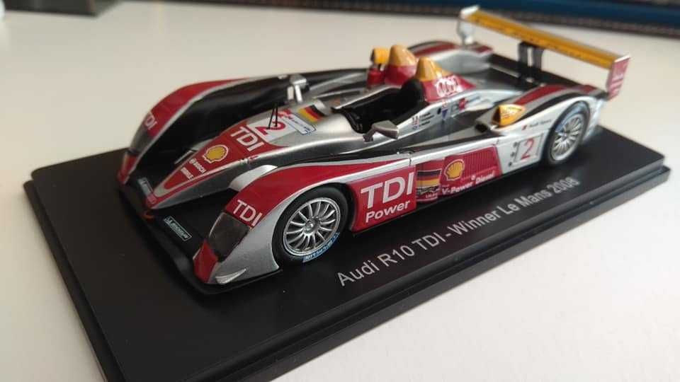Spark/Hachette 1/43 - Audi R10 TDI - Vencedor Le Mans 2008