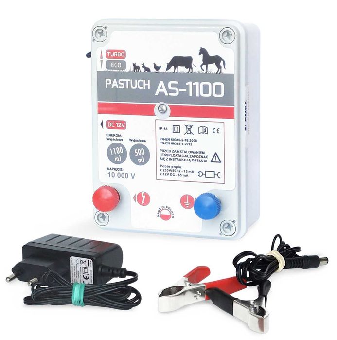 Zestaw ogrodzenie elektryczne PASTUCH pies kuna lis dzik ANIMAL GARDEN