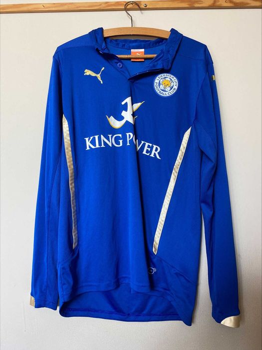 LEICESTER CITY F.C. 2014 - 2015 Puma - długi rękaw - M - UNIKAT