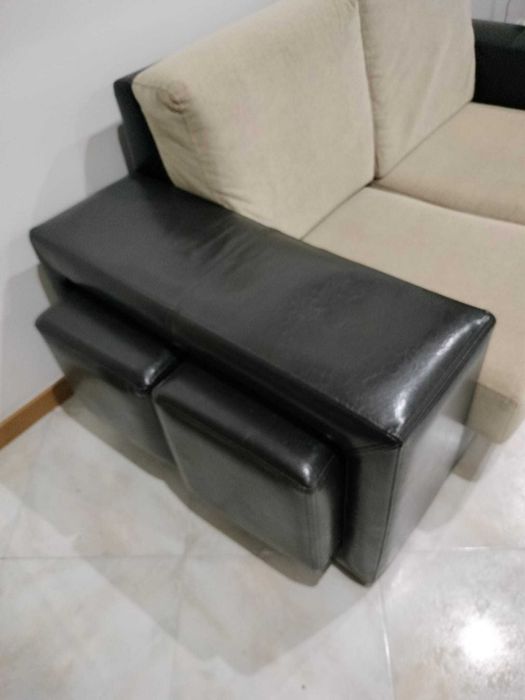 Conjunto de Sofá e cadeirão