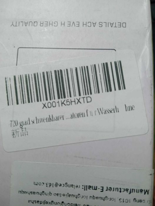 Extensor de Torneira Rotativo 720° – Anti-Salpicos – NOVO