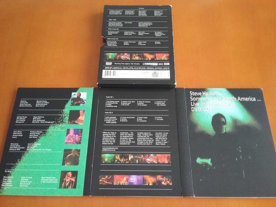 Steve Hackett 3 DVD/CD