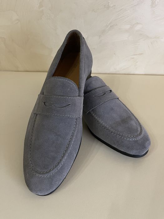 Замшеві лофери мокасіни бренд Piere One унісекс