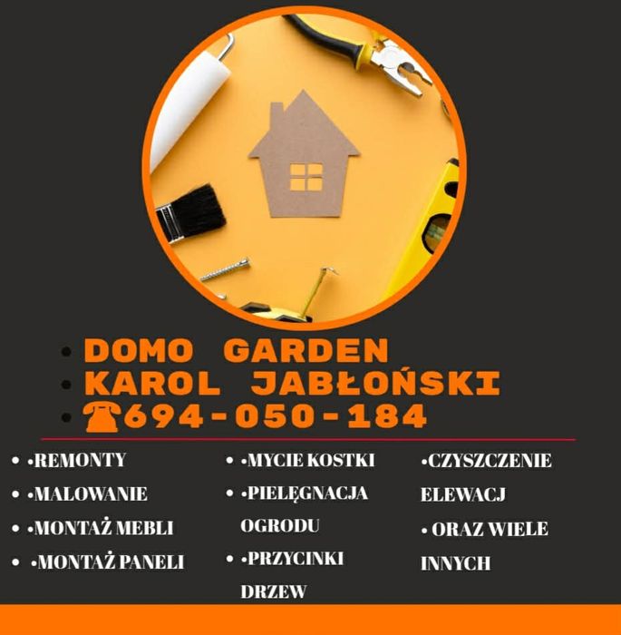 Prace ogrodowe, remontowe i porządkowe.