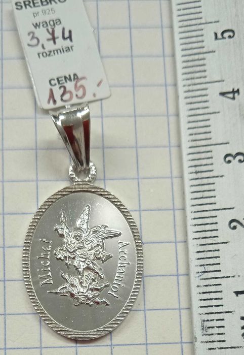 Medalik Święty Michał Srebro 925 NOWE