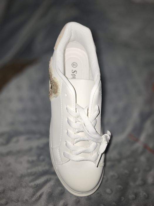 Trampki z frotowymi misiem