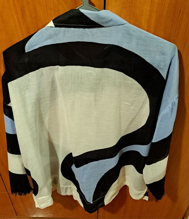 Camisa 100% Algodão- Parfois  T.M -Manga 3/4