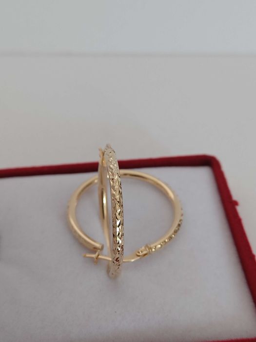 Kolczyki złote 14 karat próba 585