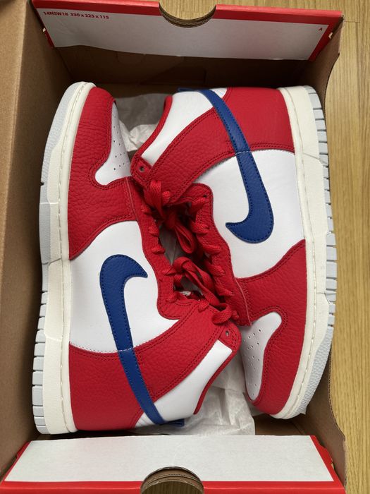 Оригінал! Кросівки  Nike Dunk High 4Th Of July (DX2661-100)