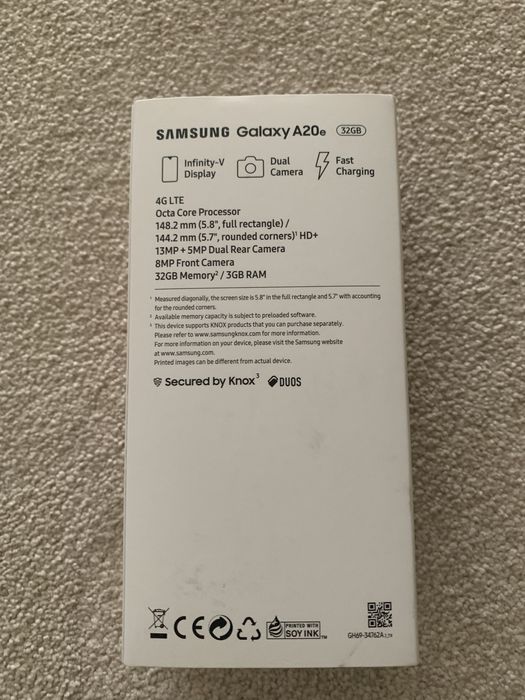 Telemóvel Samsung A20e Novo com oferta de capa