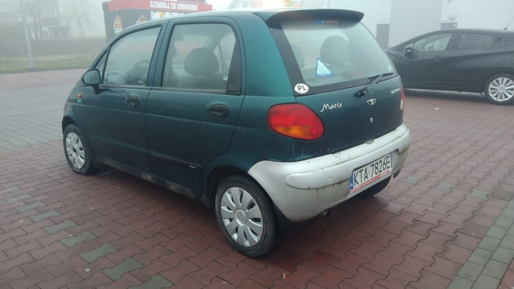 Daewoo Matiz 2002r. 0,8benz,50KM,mały przebieg,waźne opłaty