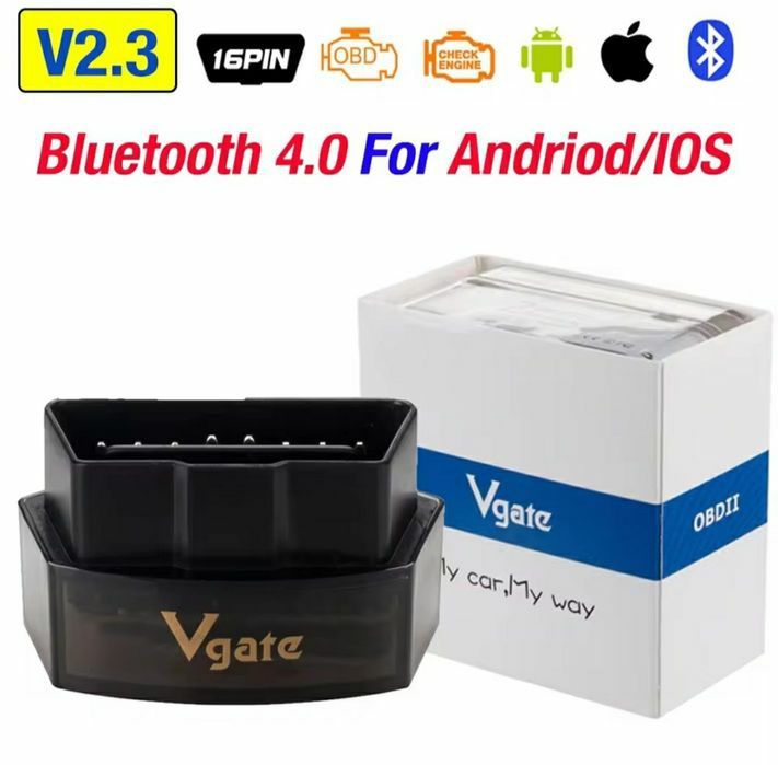 Автосканер Vgate iCar Pro Bluetooth 4.0, v2.3 версія  Android/iPhone