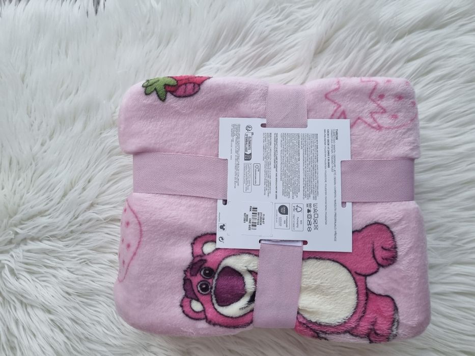 Koc narzutka Toy Story Lotso miś tuliś  120×150 cm