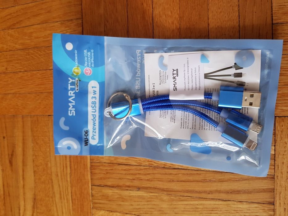 Przewód USB 3 w 1 SMARTY WU-06