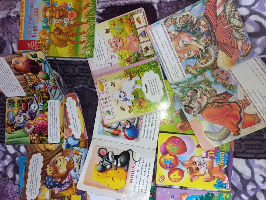 Книги дитячі, казки, тверді сторінки, енциклопедії, пазли