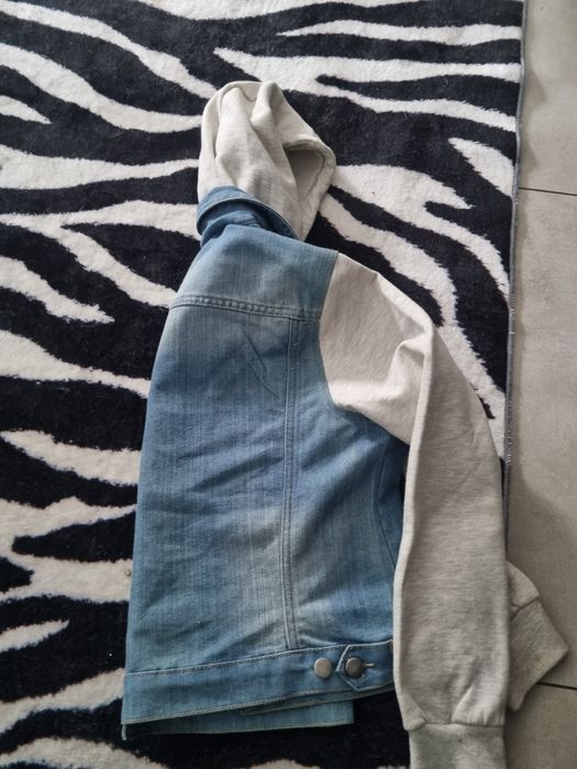 Kurtka katana jeansowa z bluzą 38 40 42