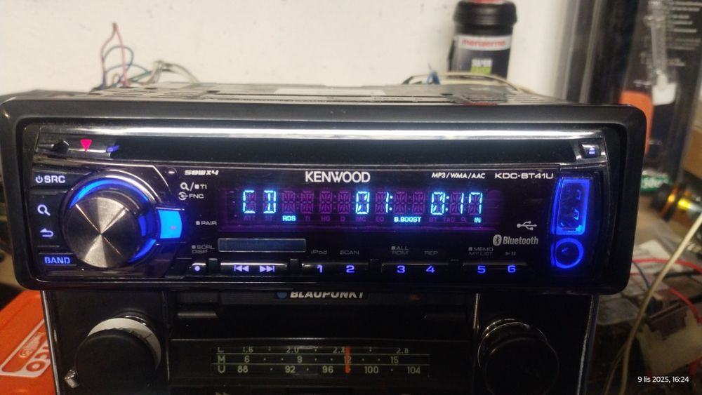 Radio Kenwood KDC-BT41U bluetooth do rozmów USB CD aux sprawne