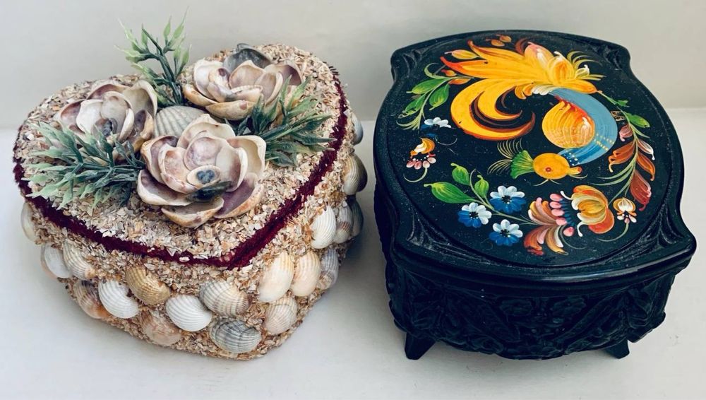 Шкатулка вінтаж, шкатулка ручна робота