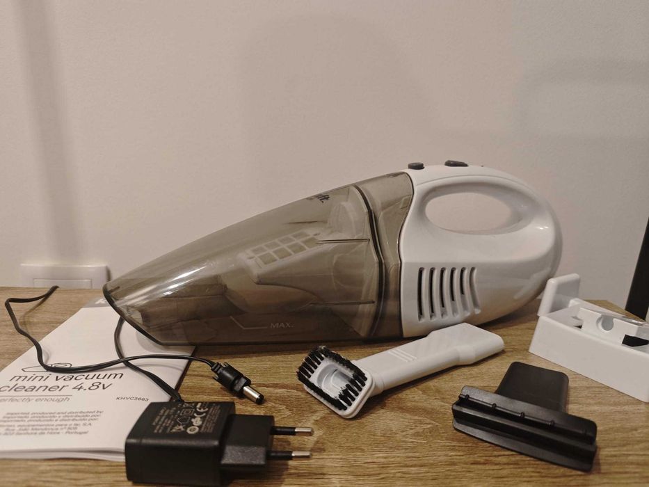 Mini Aspirador Kunft KHVC3663 4,8v com caixa e acessórios