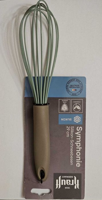 Вінчик кулінарний Krauff силіконовий 29 см зелений (29-305-131)