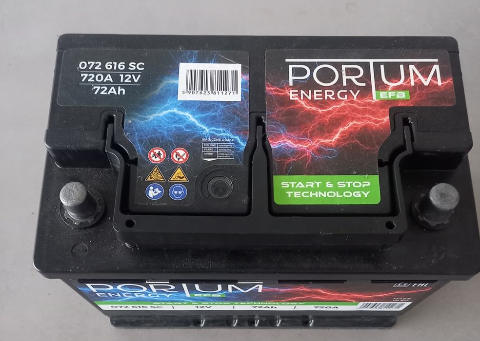 Akumulator 72Ah 720A  star stop