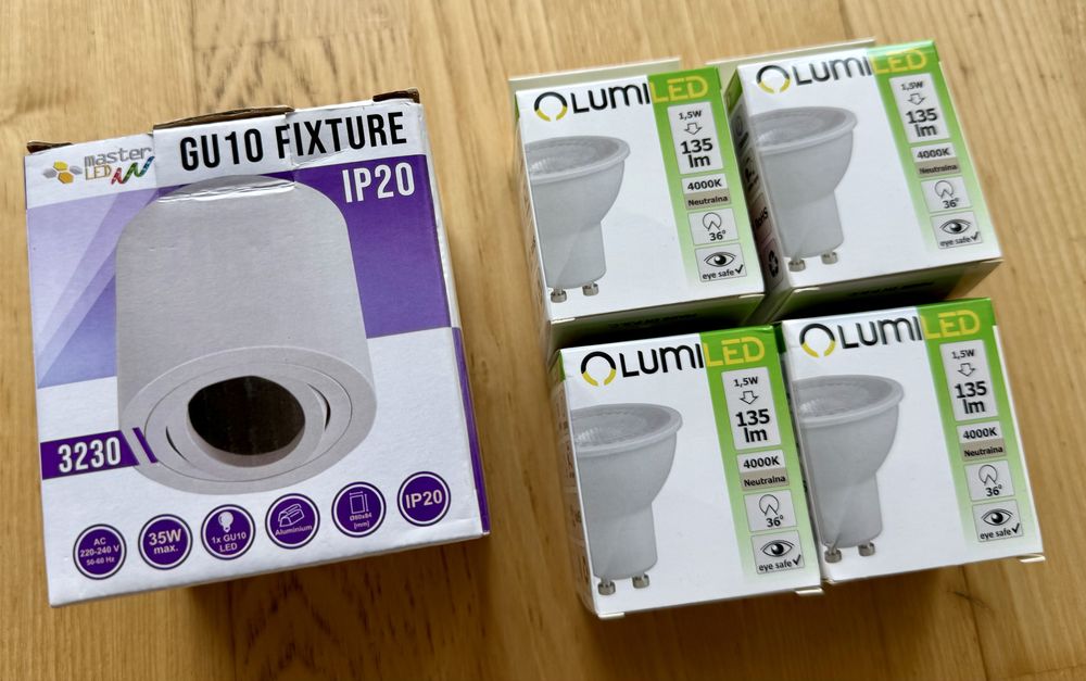 NOWE 3x SPOT TUBA – RONDOC SL 1 - Zuma Line - GRATIS … spot, 4xGU10