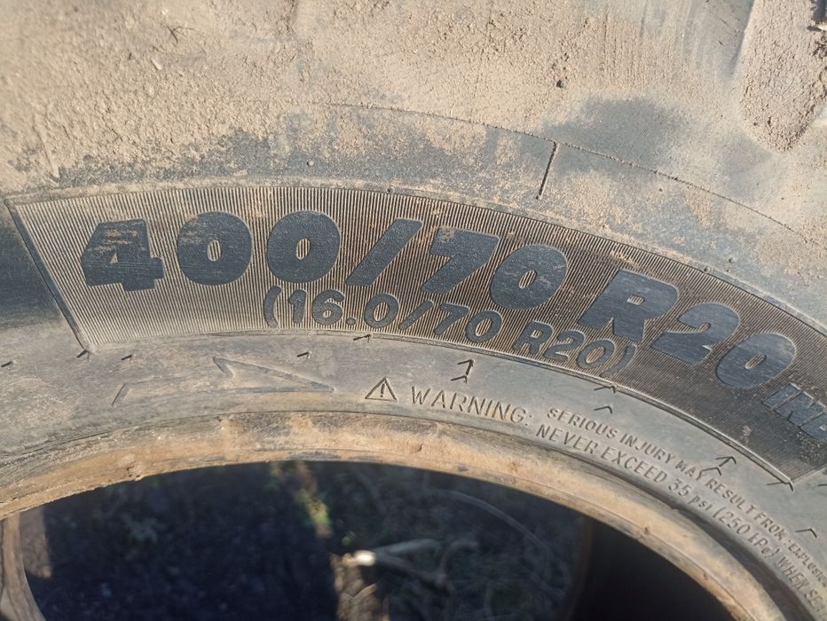 400/70R20Michelin 16.00R20 ładowarka wzmacniane
