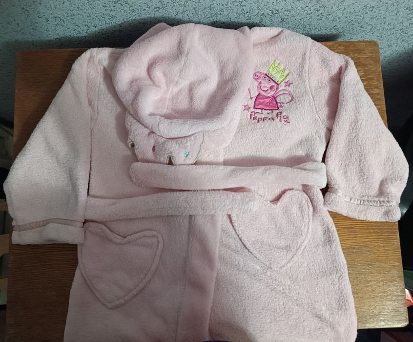 Теплый халатик для девочки 3-5 лет
