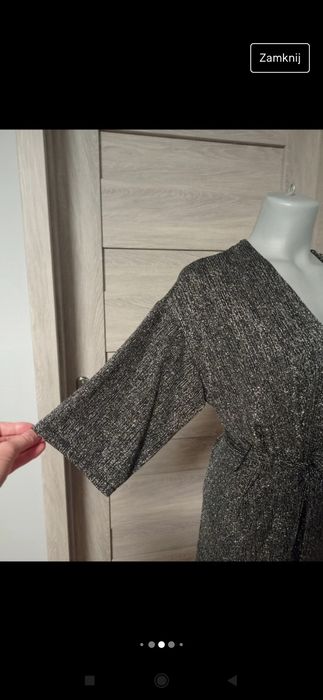 Sweter/narzutka brokatowa Sinsay