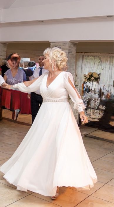 Suknia ślubna boho 42