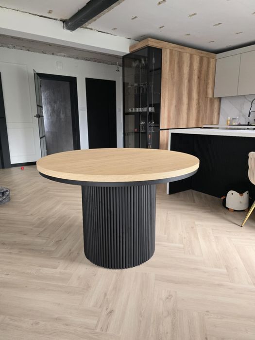 Stół okrągły lamel