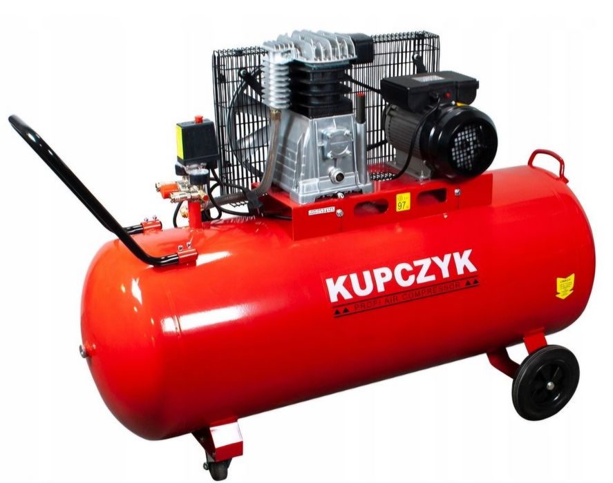 Kompresor olejowy Kupczyk 200 l  10 bar MOCNA Sprężarka