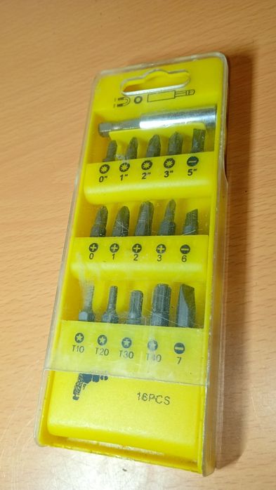 Conjunto de 16 pontas