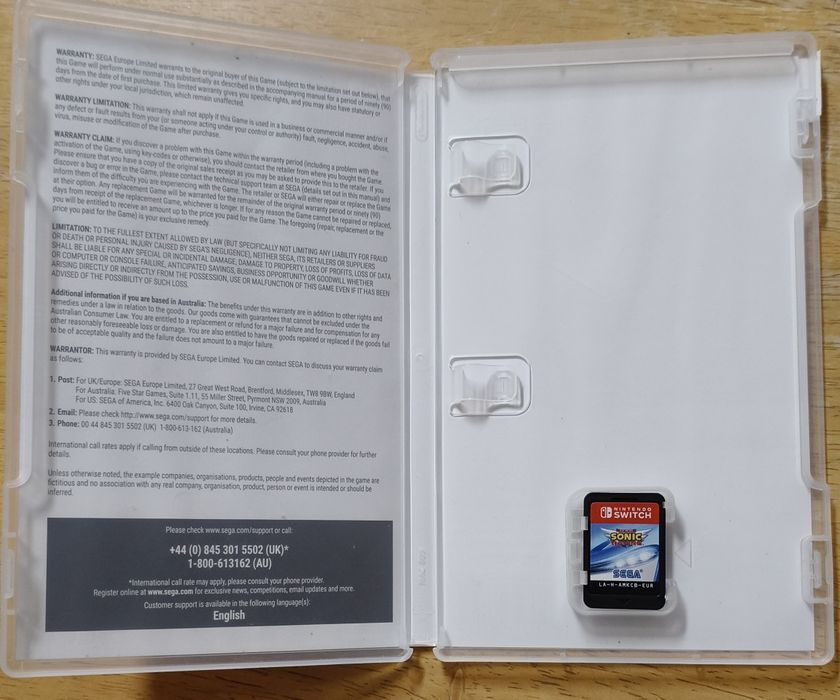 Team Sonic Racing para Nintendo Switch