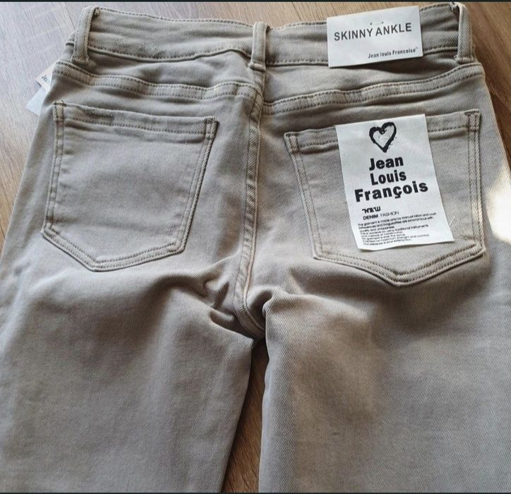 Damskie szaro beżowe spodnie Jean Louis Francois,r.L